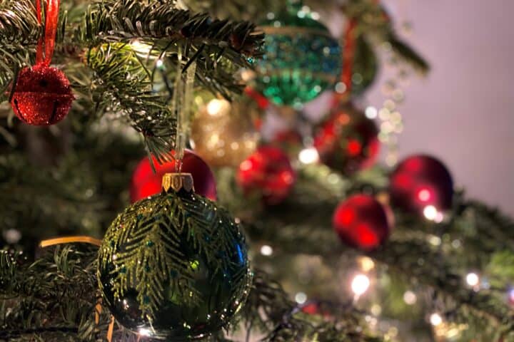 Christmas Tree and Baubles