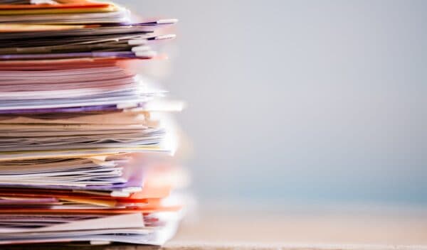 Large Stack of File