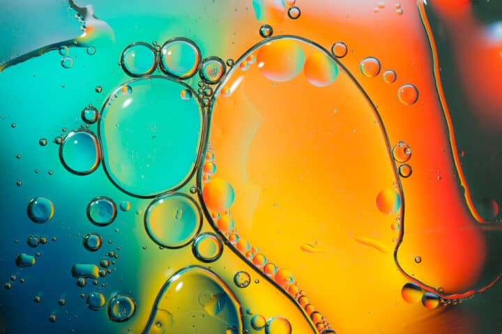 Background of Colorful Oil