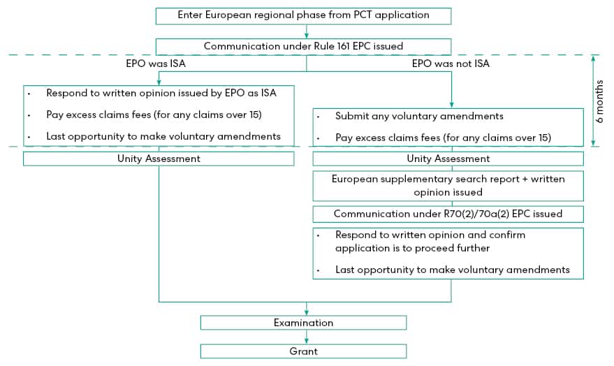 Euro-PCT route flow chart